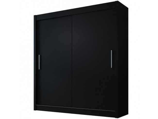 Szafa Doti 180 czarny mat - widok ogólny
