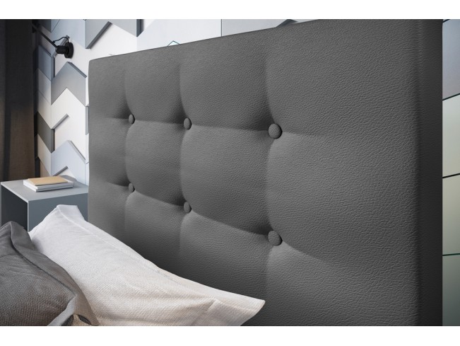 Łóżko tapicerowane Endo 120 Madryt 995 szary