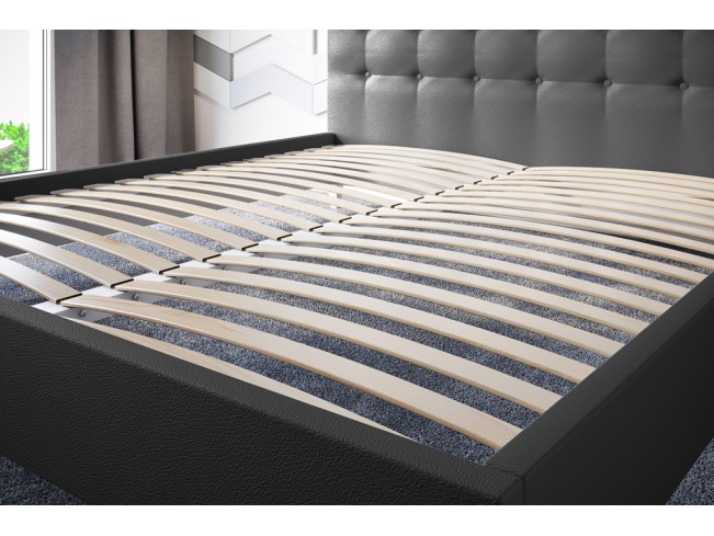 Łóżko tapicerowane Endo 160 Madryt 995 szary