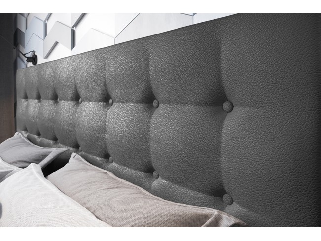 Łóżko tapicerowane Endo 160 Madryt 995 szary