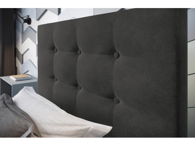 Łóżko tapicerowane Endo 80 Kronos 22 stalowy