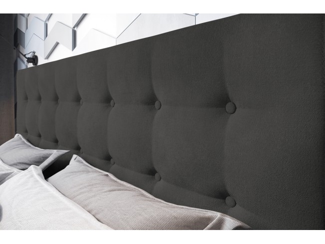 Łóżko tapicerowane Endo 140 Kronos 22 stalowy