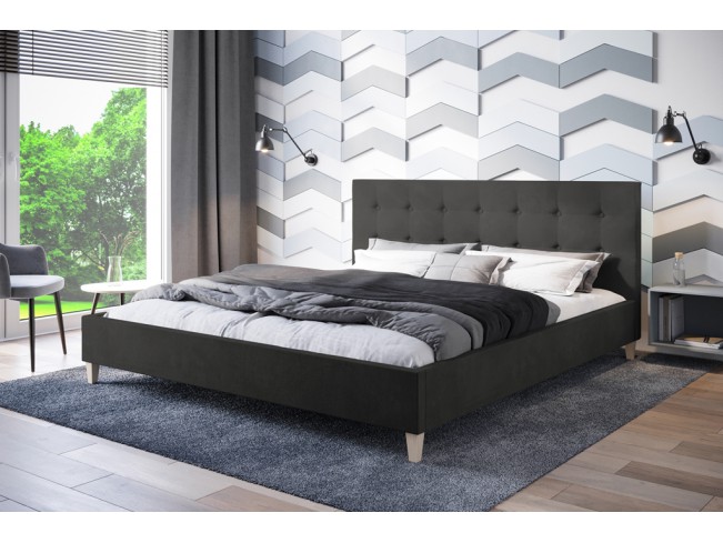 Łóżko tapicerowane Endo 180 Kronos 22 stalowy