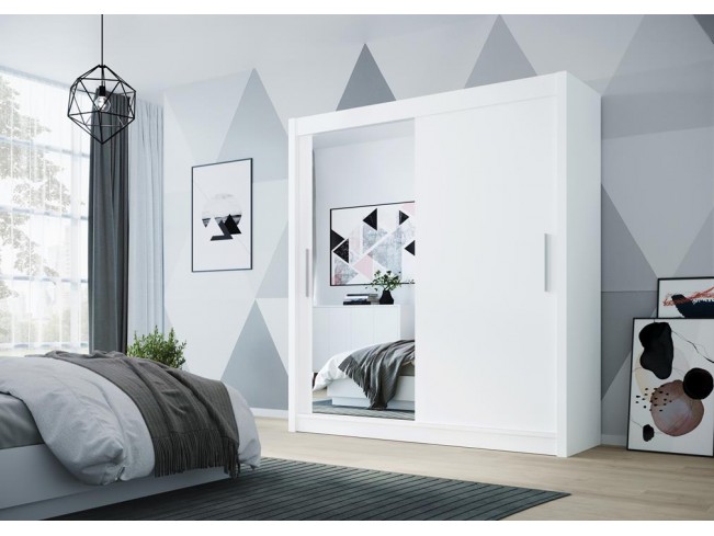 Szafa przesuwna Doti 1 biały mat 180 cm