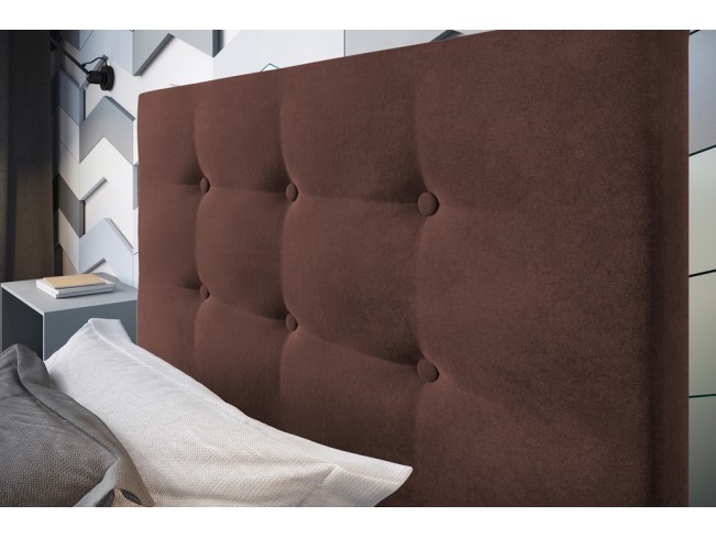 Łóżko tapicerowane Endo 80 Kronos 29 łososiowy