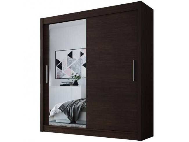 Szafa przesuwna Doti 1 180 choco - widok ogólny