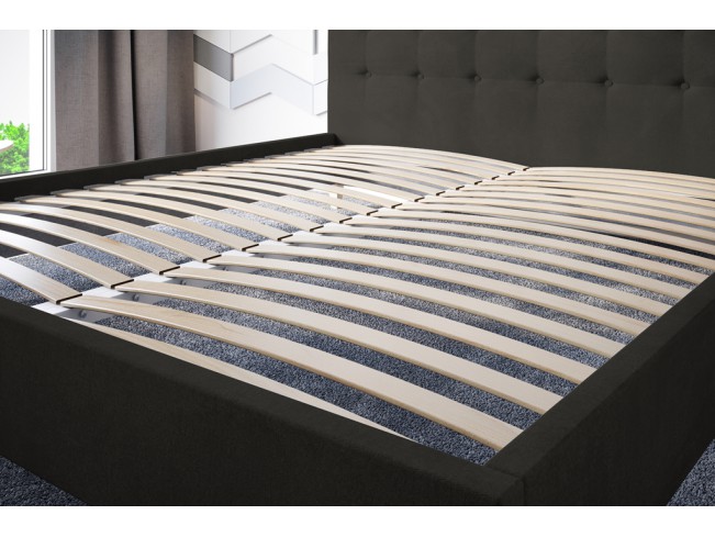 Łóżko tapicerowane Endo 160 Kronos 34 ciemny szary