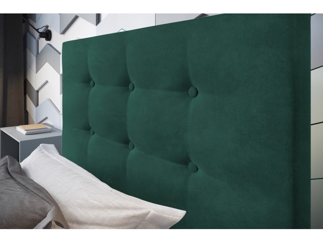 Łóżko tapicerowane Endo 80 Monolith 37 zielony