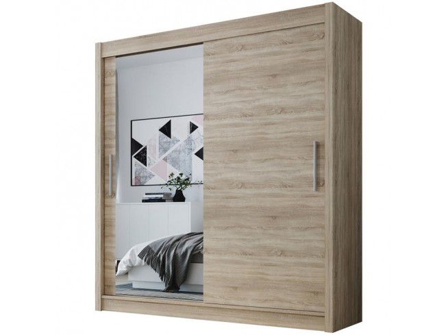 Szafa przesuwna Doti 1 180 sonoma - widok ogólny