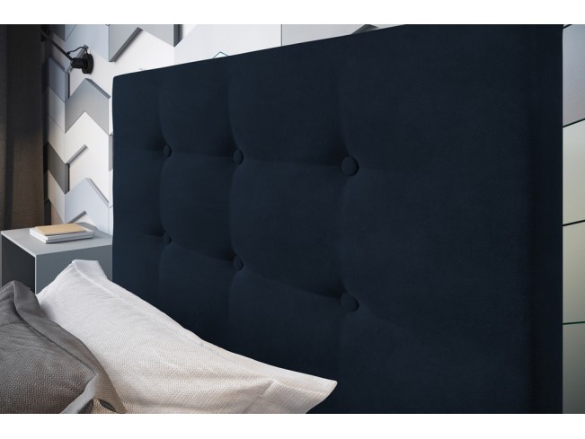 Łóżko tapicerowane Endo 80 Monolith 79 ciemny granat
