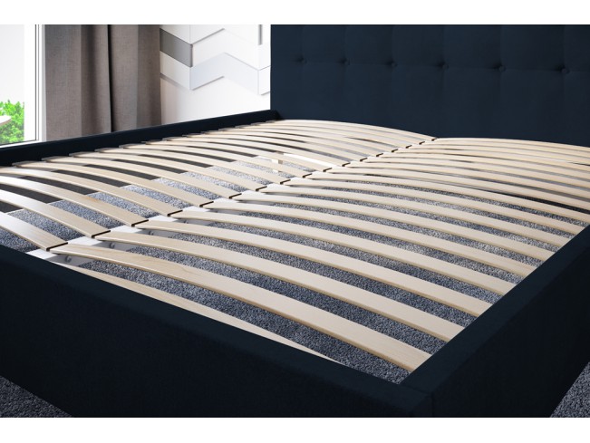 Łóżko tapicerowane Endo 160 Monolith 79 ciemny granat