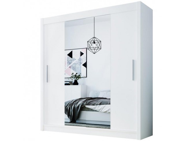 Szafa Doti 2 180 biały mat - widok ogólny