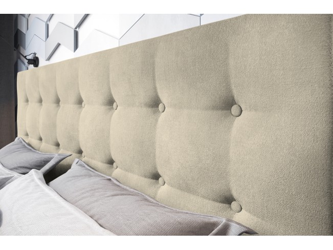 Łóżko tapicerowane Endo 160 Monolith 02 ecru