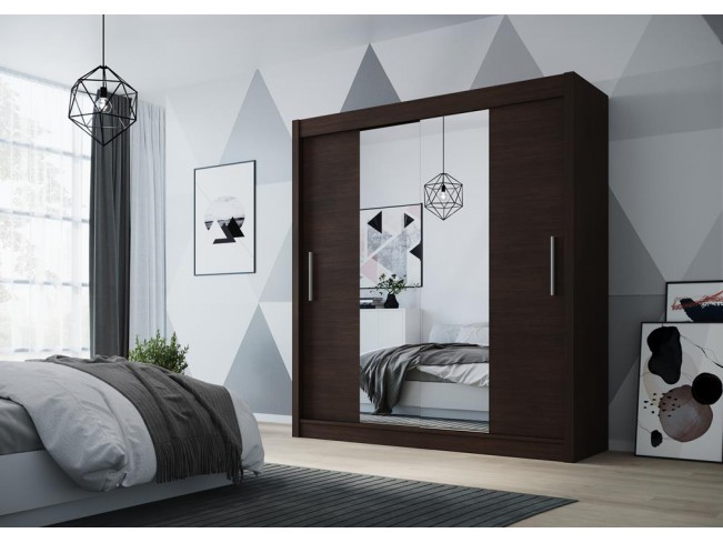 Szafa przesuwna Doti 2 choco 180 cm
