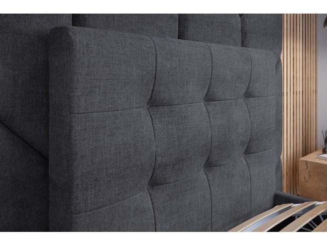 Łóżko tapicerowane Timo 80 Sawana 05 szary