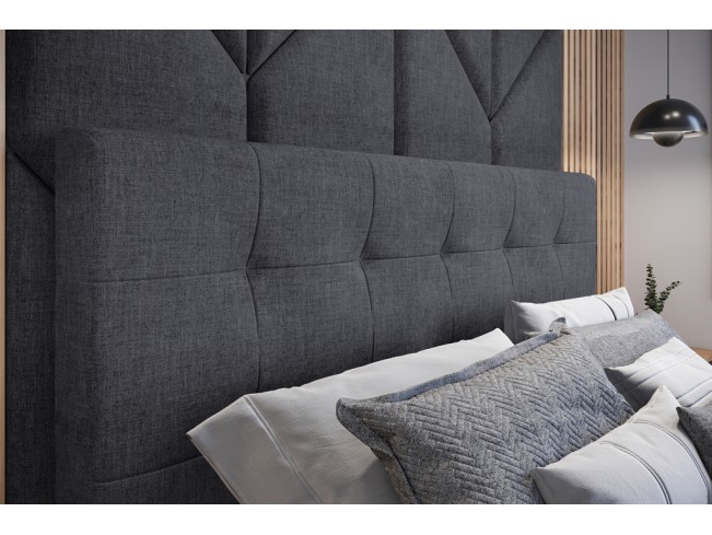 Łóżko tapicerowane Timo 160 Sawana 05 szary