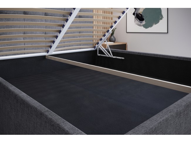 Łóżko tapicerowane Timo 160 Sawana 05 szary