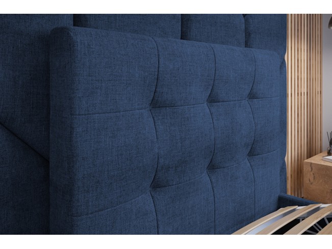 Łóżko tapicerowane Timo 80 Sawana 80 niebieski jeans