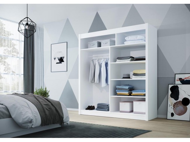 Szafa przesuwna Doti 1 biały mat 150 cm