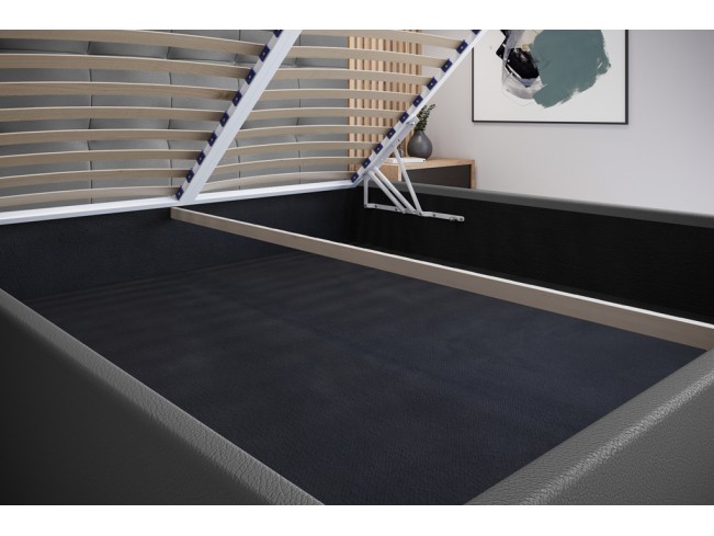 Łóżko tapicerowane Timo 160 Madryt 995 szary