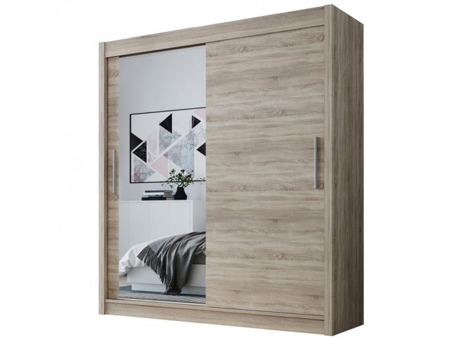 Szafa przesuwna Doti 1 150 trufla - widok ogólny