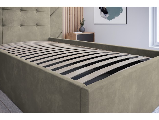 Łóżko tapicerowane Timo 80 Monolith 02 ecru