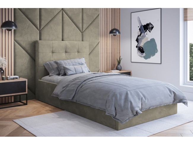Łóżko tapicerowane Timo 80 Monolith 02 ecru