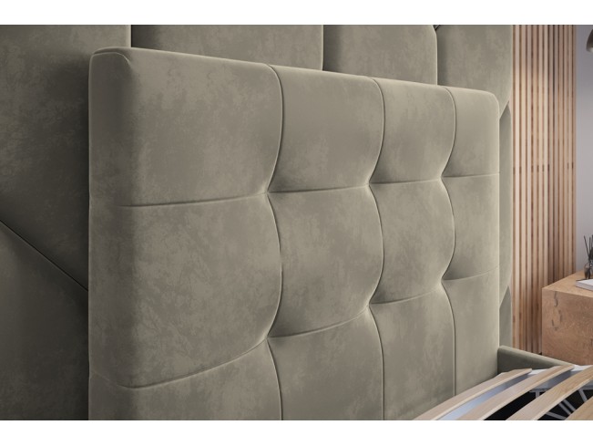 Łóżko tapicerowane Timo 90 Monolith 02 ecru