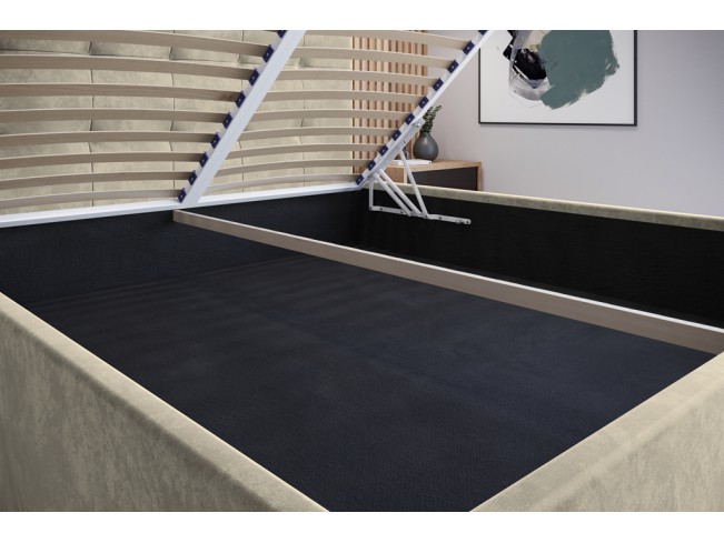 Łóżko tapicerowane Timo 140 Monolith 02 ecru