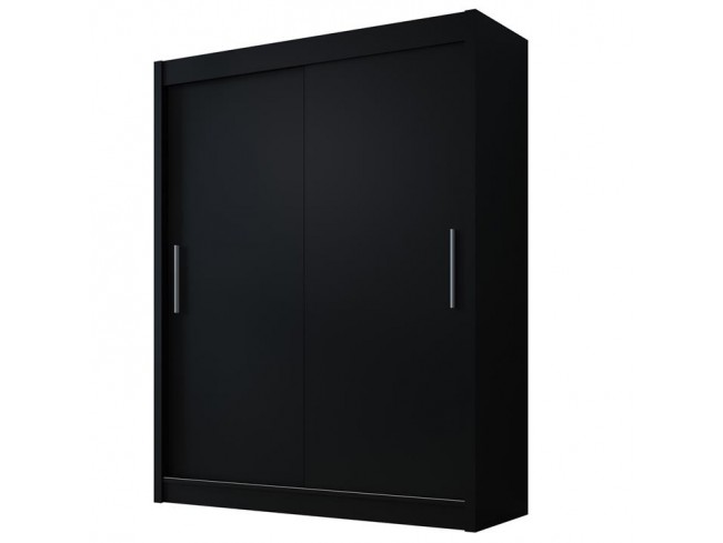 Szafa Doti 120 czarny mat - widok ogólny