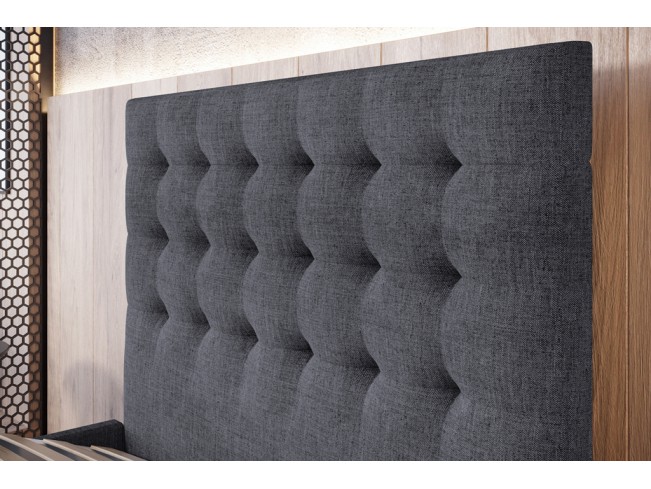 Łóżko tapicerowane Prato 120 Sawana 05 szary