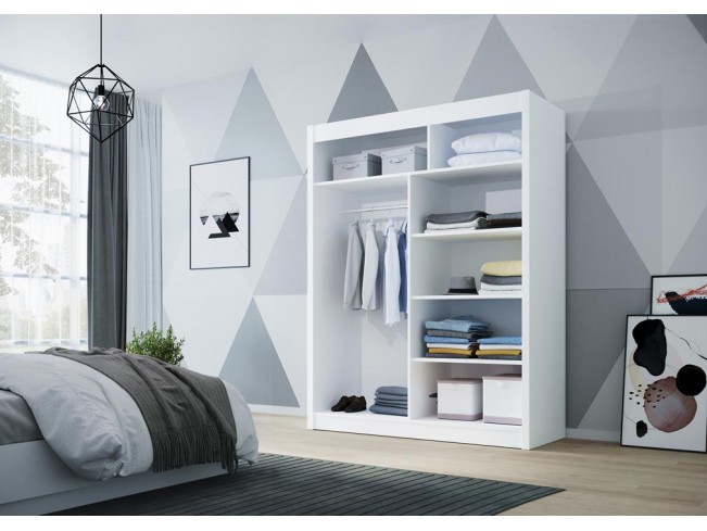 Szafa przesuwna Doti 1 biały mat 120 cm