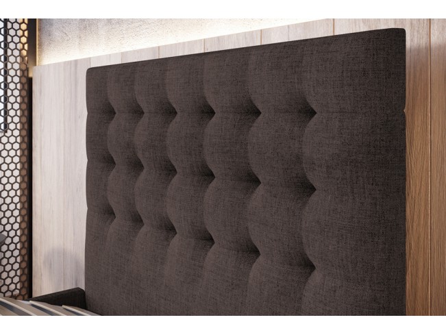 Łóżko tapicerowane Prato 120 Inari 24 mleczna czekolada