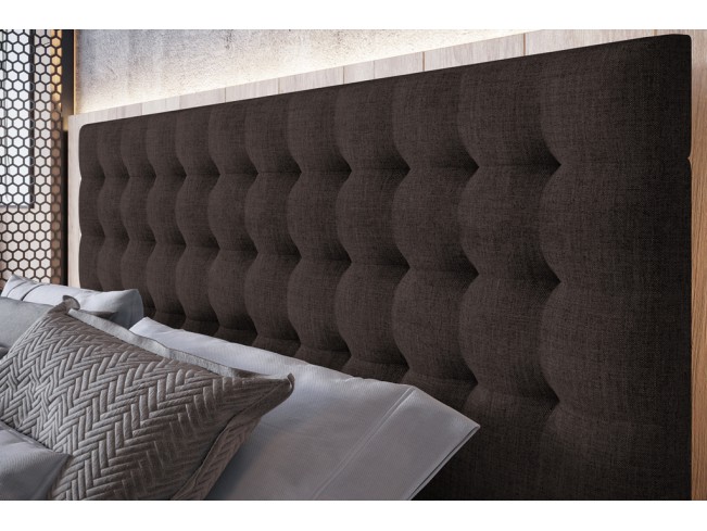 Łóżko tapicerowane Prato 180 Inari 24 mleczna czekolada