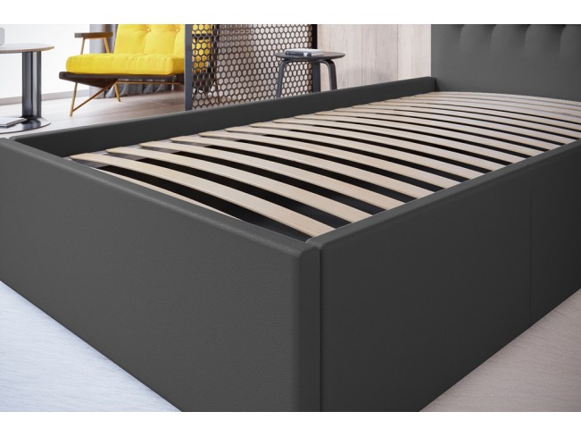 Łóżko tapicerowane Prato 80 Madryt 995 szary