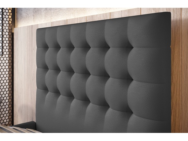 Łóżko tapicerowane Prato 80 Madryt 995 szary