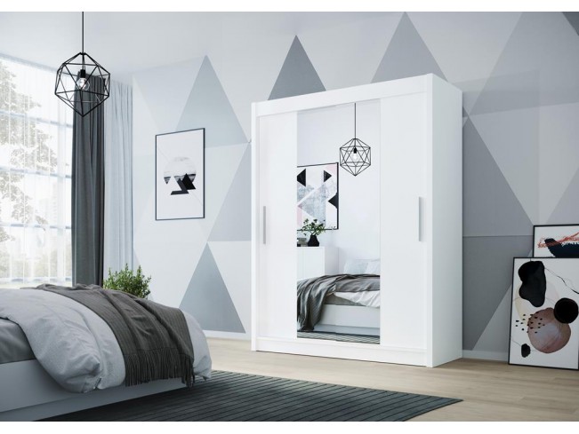 Szafa przesuwna Doti 2 biały mat 120 cm