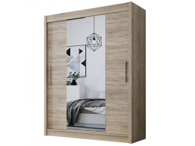 Szafa przesuwna Doti 2 120 sonoma - widok z przodu