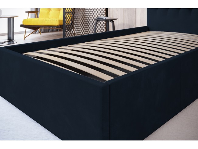 Łóżko tapicerowane Prato 80 Monolith 79 ciemny granat