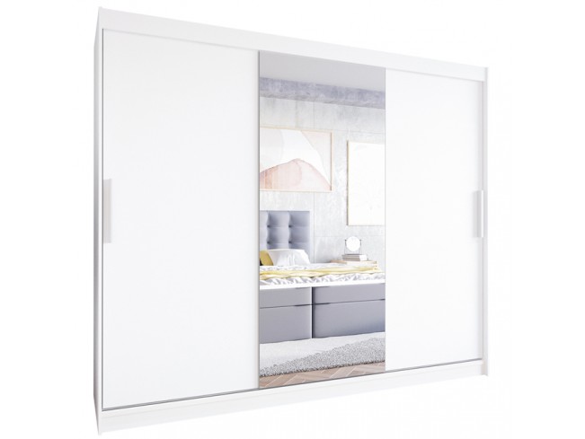 Szafa Lolo I 250 biały mat - widok ogólny