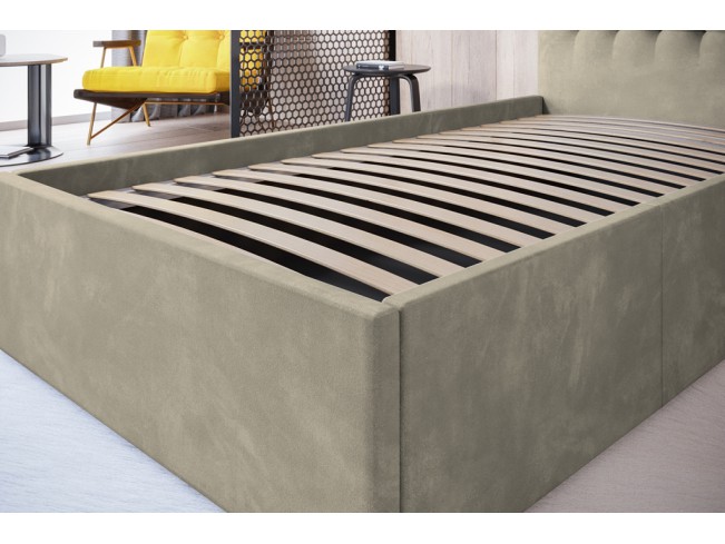 Łóżko tapicerowane Prato 80 Monolith 02 ecru