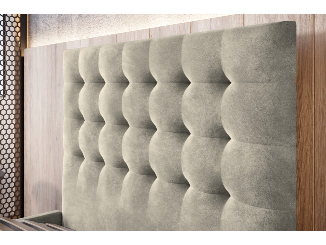 Łóżko tapicerowane Prato 80 Monolith 02 ecru