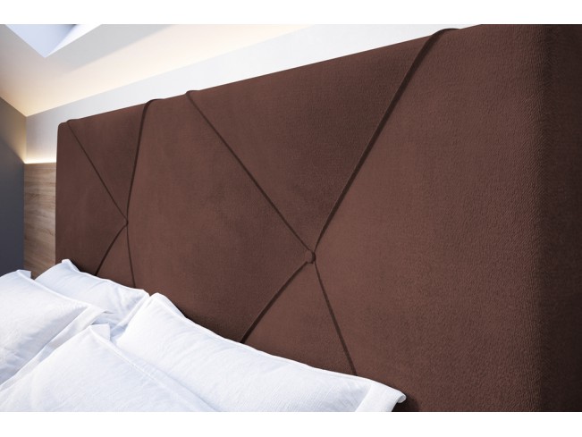 Łóżko tapicerowane Rino 180 Kronos 29 łososiowy