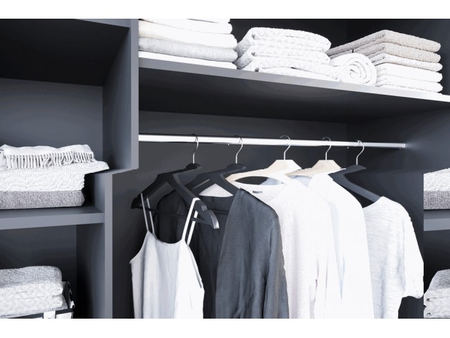 Szafa przesuwna Lolo II czarny mat 250 cm