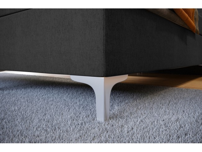 Łóżko kontynentalne Lilu 180 Sawana 05 szary