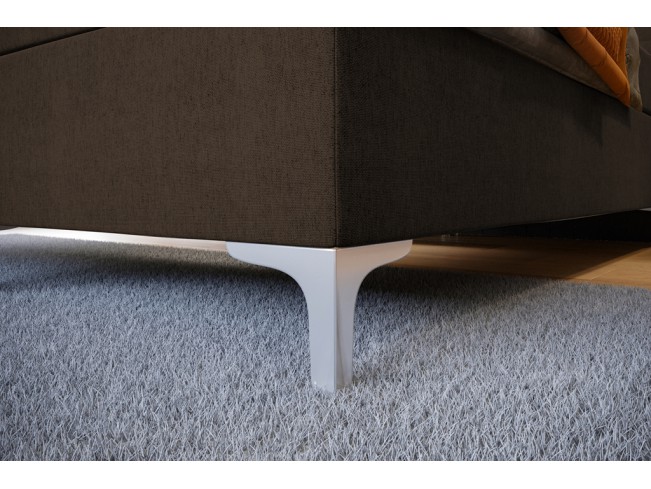 Łóżko kontynentalne Lilu 180 Sawana 25 ciepły brąz