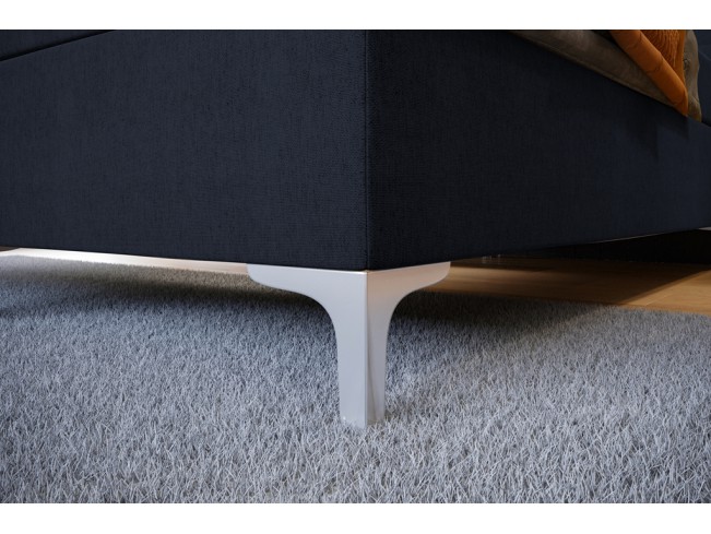 Łóżko kontynentalne Lilu 160 Sawana 80 niebieski jeans