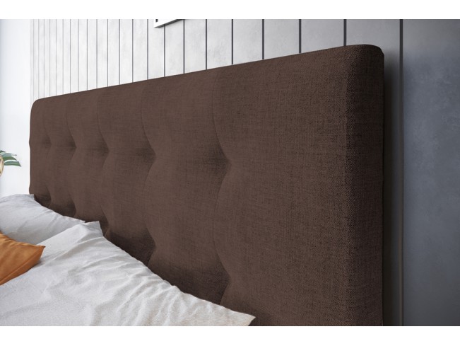 Łóżko kontynentalne Lilu 140 Inari 24 mleczna czekolada