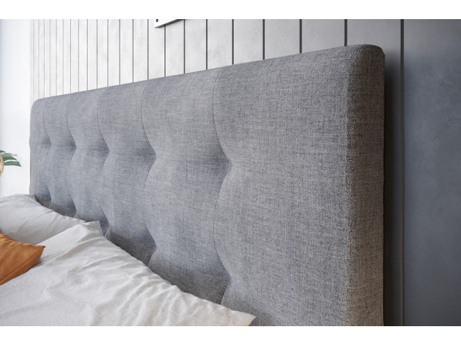 Łóżko kontynentalne Lilu 160 Inari 91 jasny szary