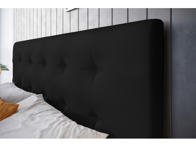 Łóżko kontynentalne Lilu 140 Madryt 9100 czarny